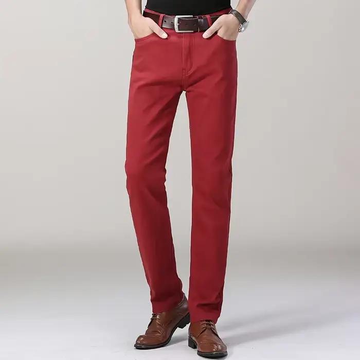 Jean Slim artificiel astique Blanc Pur pour Homme