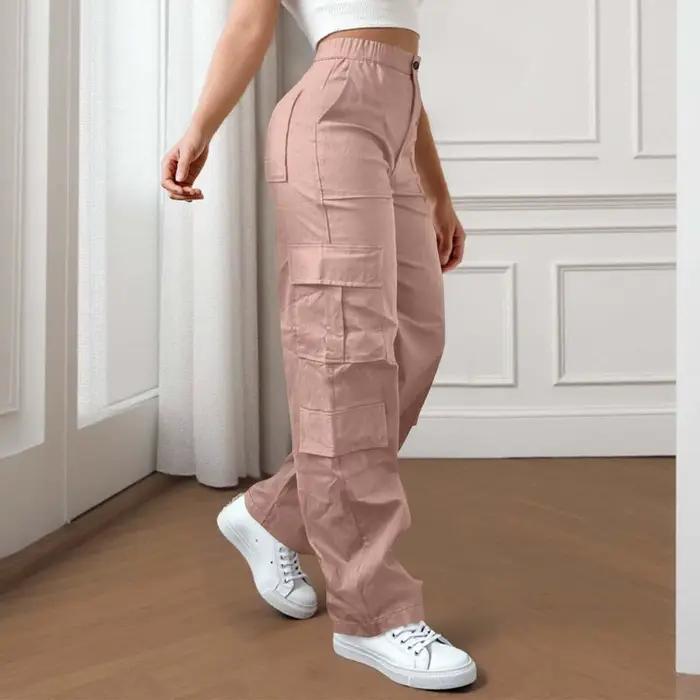 Pantalon Cargo Décontracté Femmes Style Casual Polyvalent Pour Trousseaux de Travail Randonnée et Loisirs Toute Saison