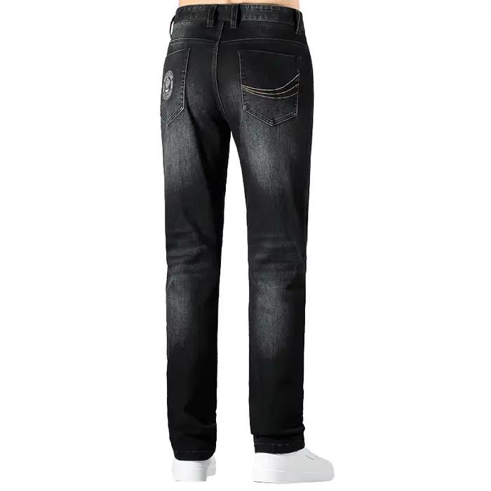 Bruce & Shark classique taille moyenne hiver noir hommes jean mode loisirs