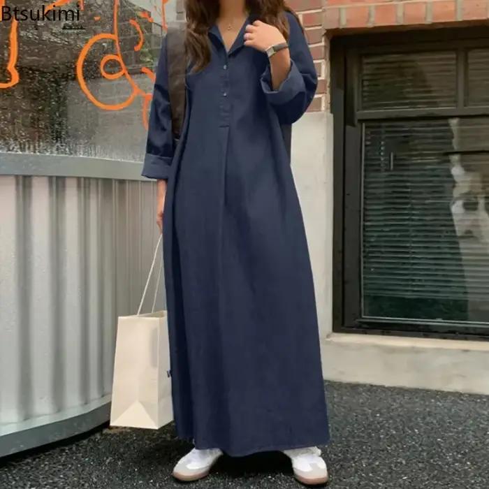 Robe en jean décontractée pour femmes