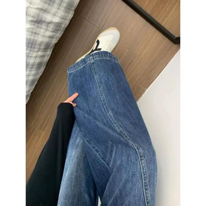 Jean Chic à ourlet incurvé pour femmes
