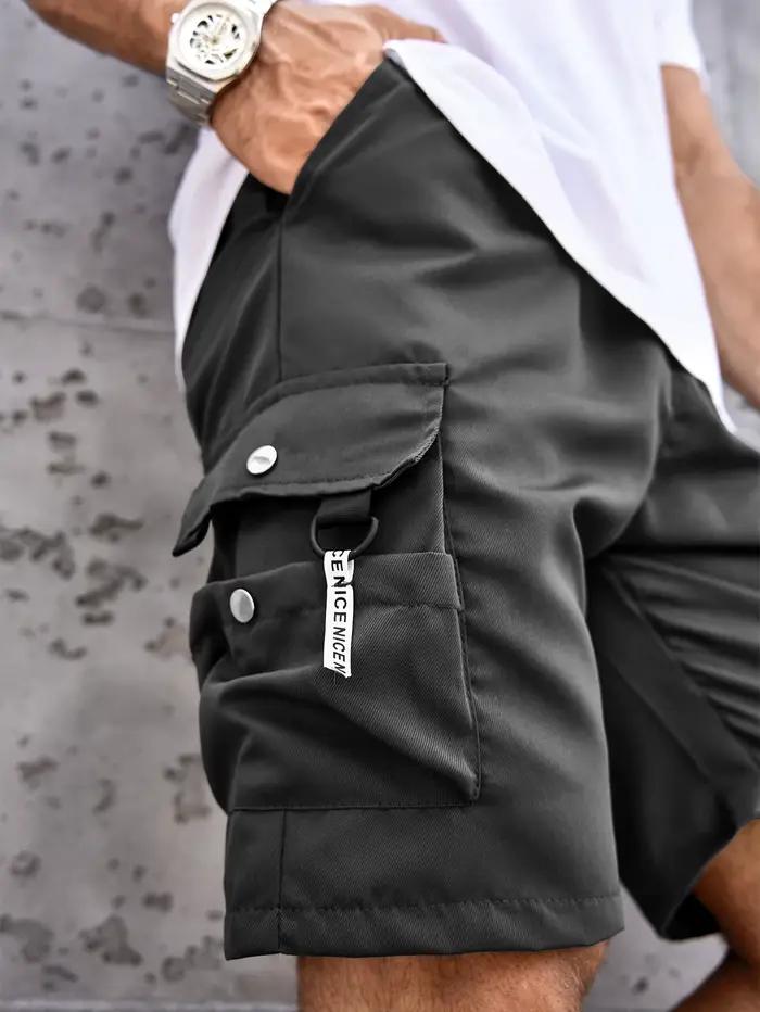Nouveauté 2026 : Short cargo pour homme, style décontracté et mode, idéal pour la course et l'été, e