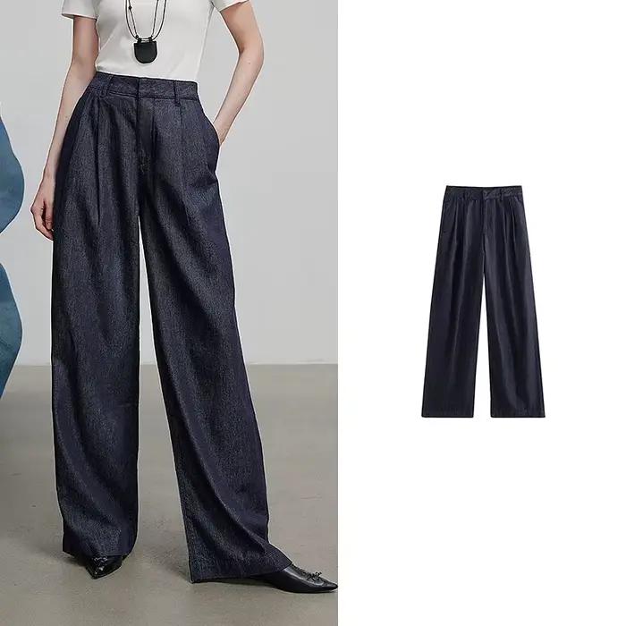 TOYOUTH femmes Denim Jean 2025 printemps nouveau pantalon Long 8518042
