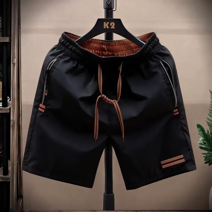 Shorts d'été tendance pour hommes, streetwear hip-hop, coupe droite, décontractés, sportifs, cinq-qu