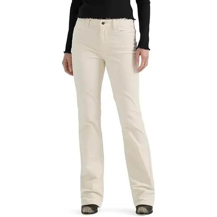 Jean à jambes droites pour filles, pantalon en Denim extensible, amincissant, Chic, couleur unie, ta