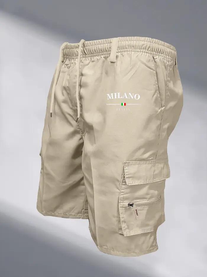 Short Cargo pour hommes, pantalon court imprimé pour Sports de plein air, Jogging, multi-poches, uti