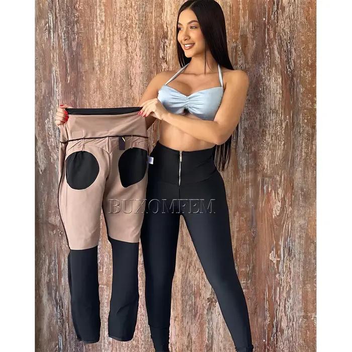 Jean droit doux pour femmes, Leggings taille haute, Streetwear, pantalon élastique, élégant et confo