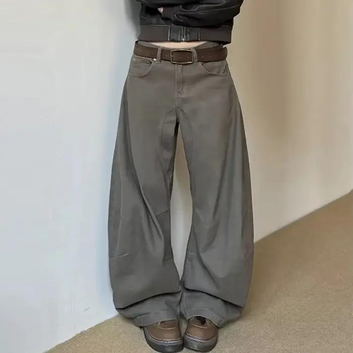 Jeans en denim pour femmes, style Y2K, larges et amples, style Harajuku, nouveaux pantalons coréens,
