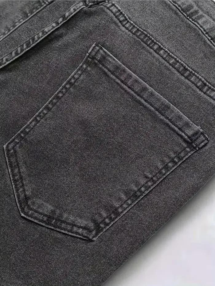 Jean à jambes droites pour hommes, nouveau Style Streetwear, pantalon en Denim coupe ample à la mode