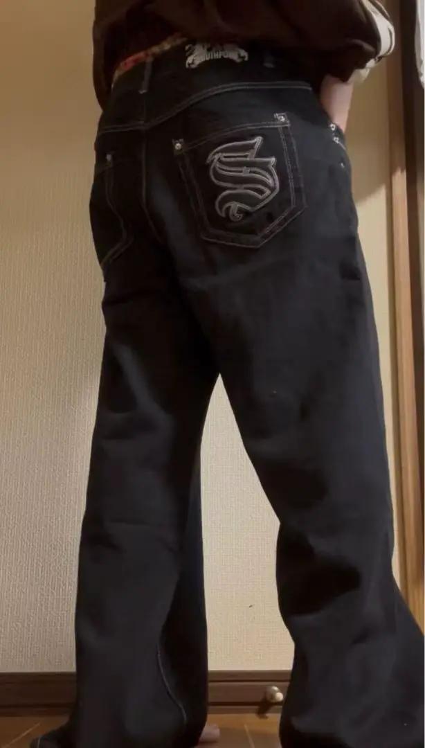 Femme jean Cargo pantalon femmes vêtements Y2k Baggy Harajuku rétro Hip Hop broderie pantalon Street