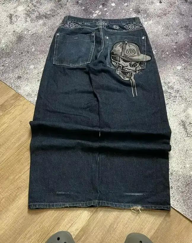 Drapeau britannique imprimé design rétro patchwork bord roulé jean pour hommes rue décontracté lavé