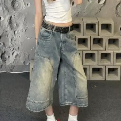 Jean taille haute femme vacances voyage plage femme Denim mode confortable léger mince respirant Air