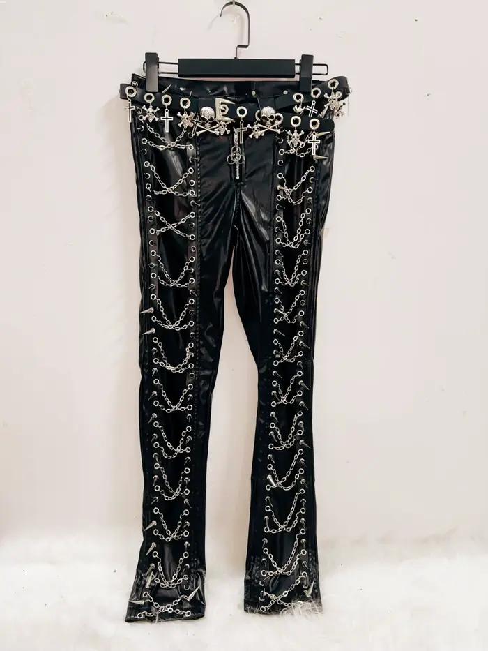 Pantalon Vintage Harajuku, Vêtements Gothiques, RiSALE, Y2K