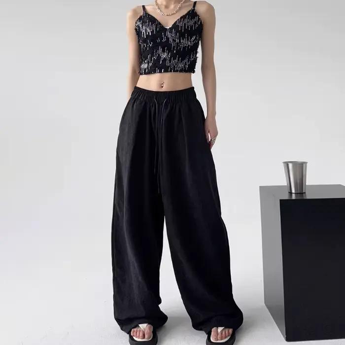 Baggy pantalons de survêtement pour femmes pantalons larges décontracté pantalons pour femmes Style