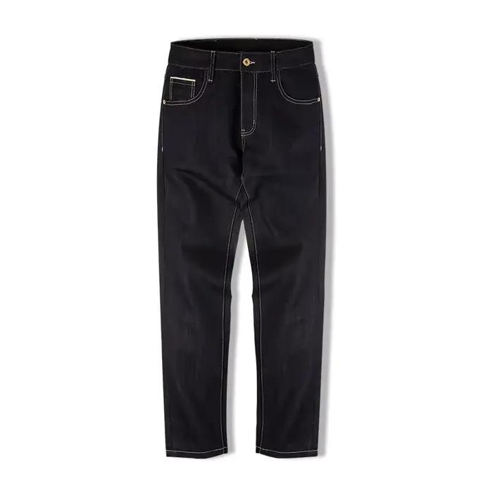 Maden-Jean en denim vintage brodé pour homme, jean Amekaji, jean rapBaggy, cowboy original, pantalon