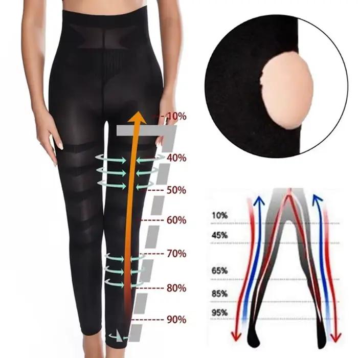 Leggings taille haute pour femmes, sculpture, contrôle ferme des jambes, ventre plat, slim, collants