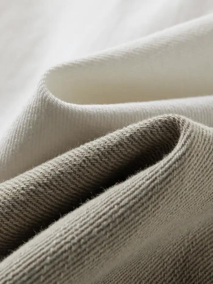 ZIQIAO Jean droit patchwork à bords effilochés longueur cheville pour femme – Nouveautés Printemps 2026 – Essentiels pour le quotidien