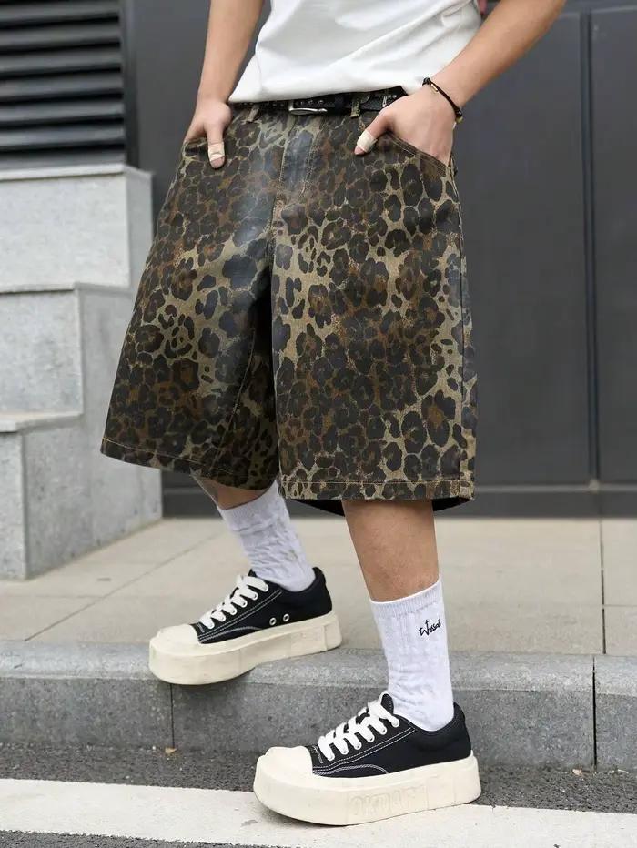 Shorts en jean rétro pour homme