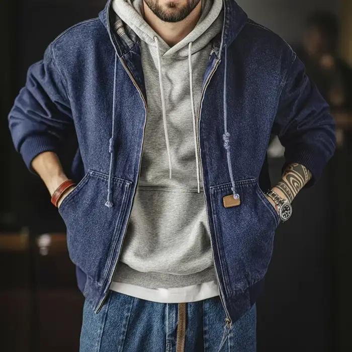 Maden Retro – veste en jean J130 pour hommes