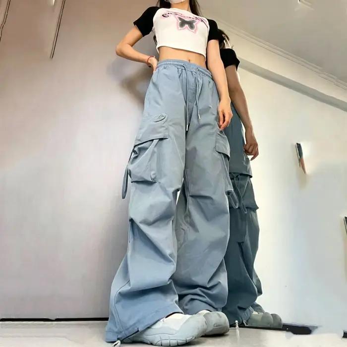 Pantalon cargo vintage pour femme