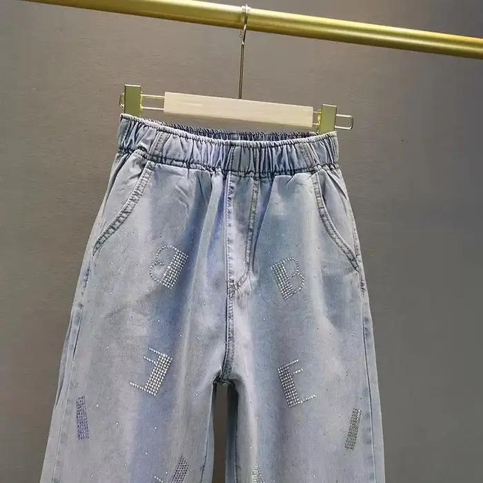 Jean taille haute pour l'été 2026 – Nouveau pantalon décontracté en denim pour femme