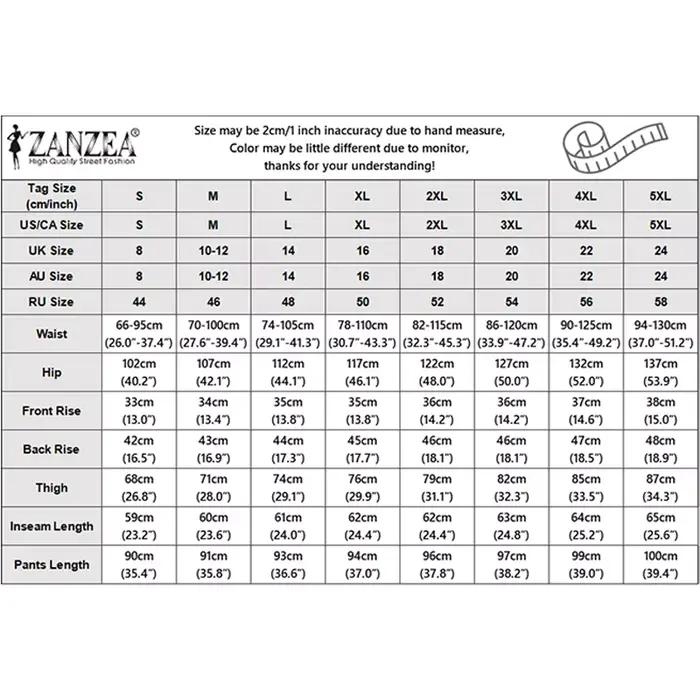 ZANZEA – pantalons amples à jambes larges pour femmes