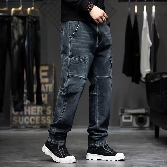 Jean Baggy en Denim pour Homme