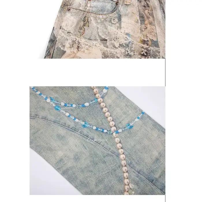 Jean ample pour femme printemps-automne