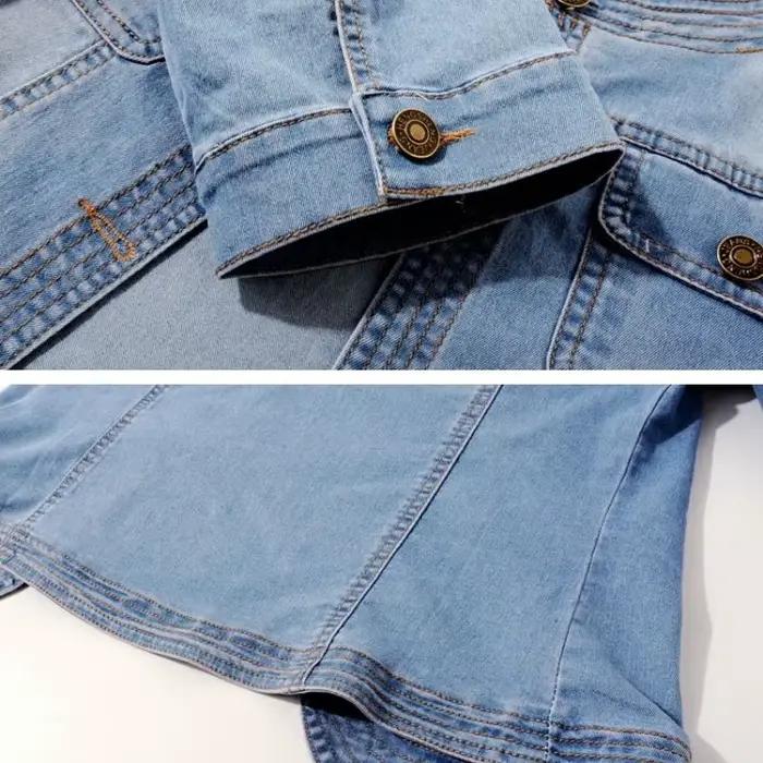 Veste en jean bleu pour femme