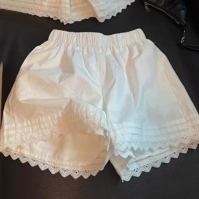 Shorts à jambes larges pour femmes