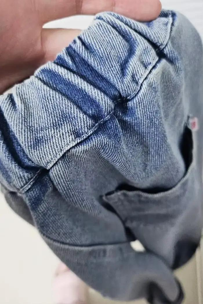 Pantalon en jean en coton pour enfants (filles et garçons) 2-7 ans