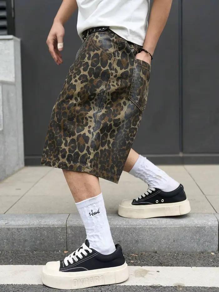 Shorts en jean rétro pour homme
