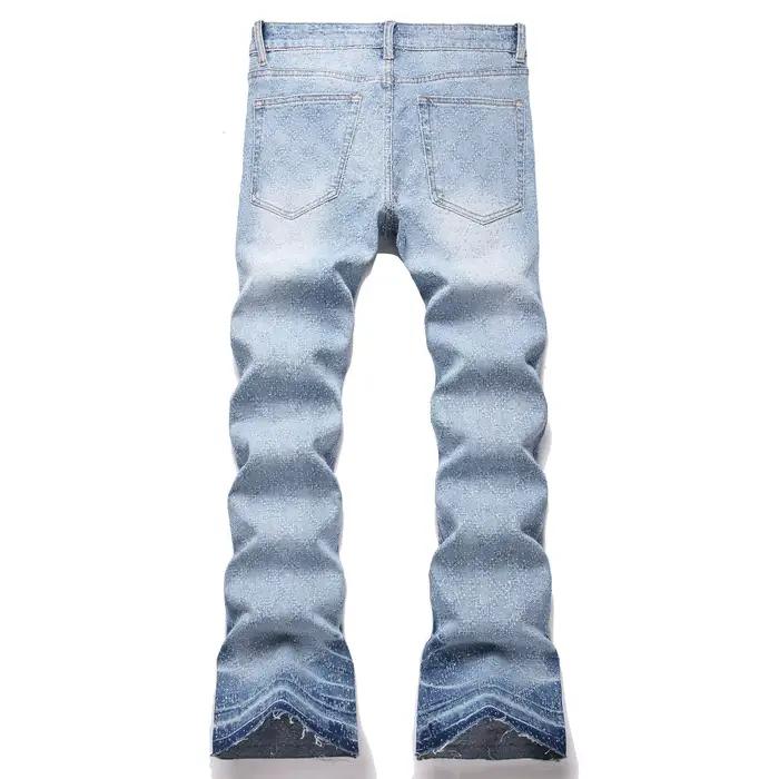 Jean évasé en denim pour homme