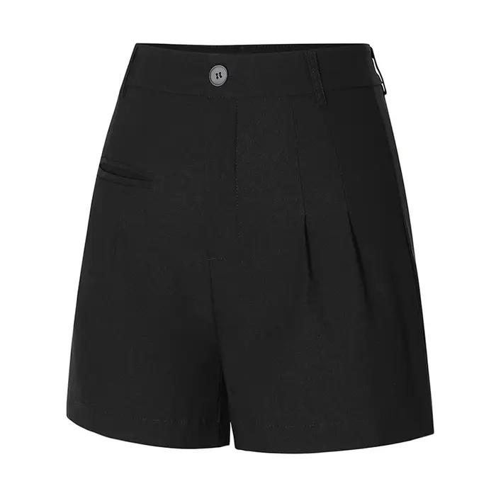 Shorts d'été pour femmes, taille haute, coupe élégante, coton et polyester, style de plage, parfait pour les voyages, les vacances, le shopping, le travail, les fêtes