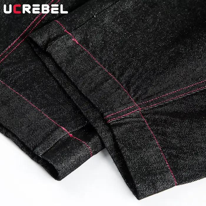 Jean foncé rétro pour hommes avec haut de poche et ample silhouette pantalon à jambes larges pour hommes style high street four seasons adaptable