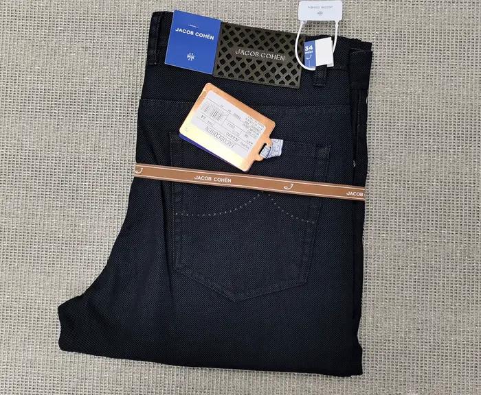 BLSK CPRTI jean mince coton hommes 2026 printemps été nouveau droit respirant confort poche broderie grande taille 30-40 pantalons longs