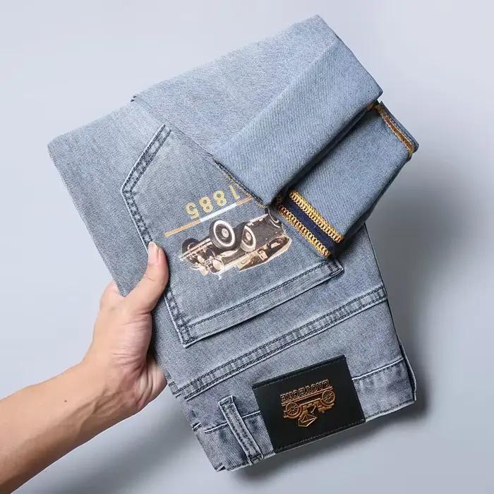 Jean gris fumé pour hommes
