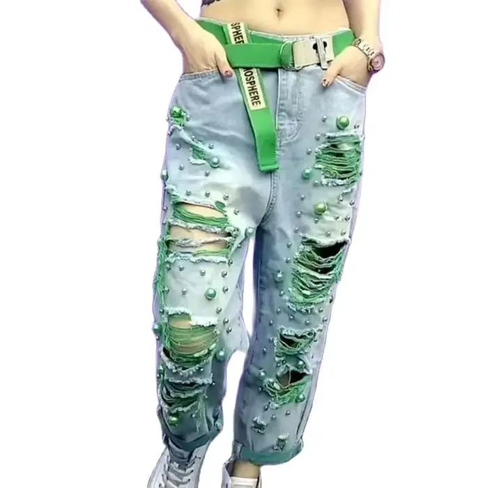 Nouveau Pantalon en jean tendance Printemps-Été 2026 pour femme