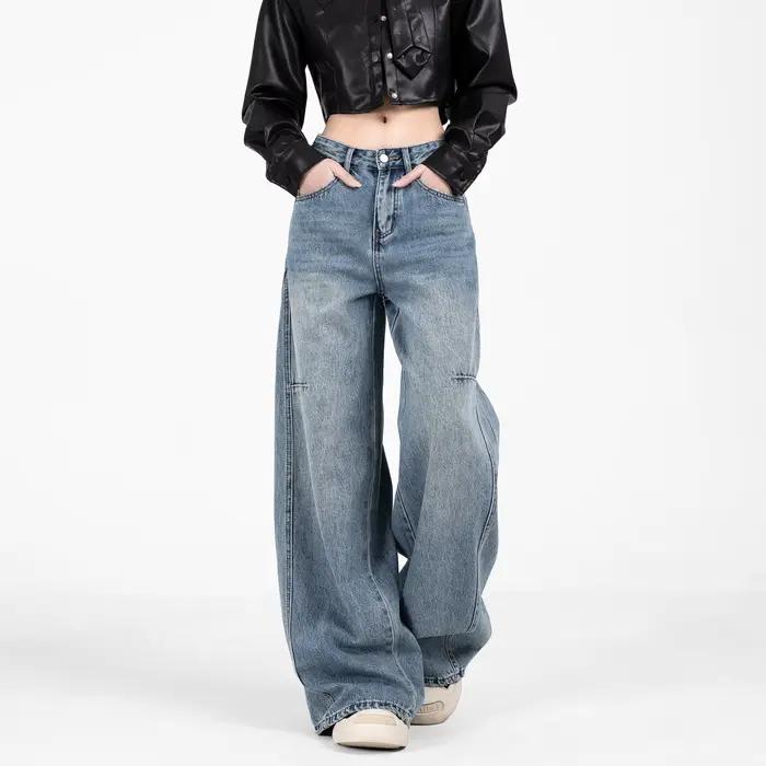 Jean large Y2K pour femme