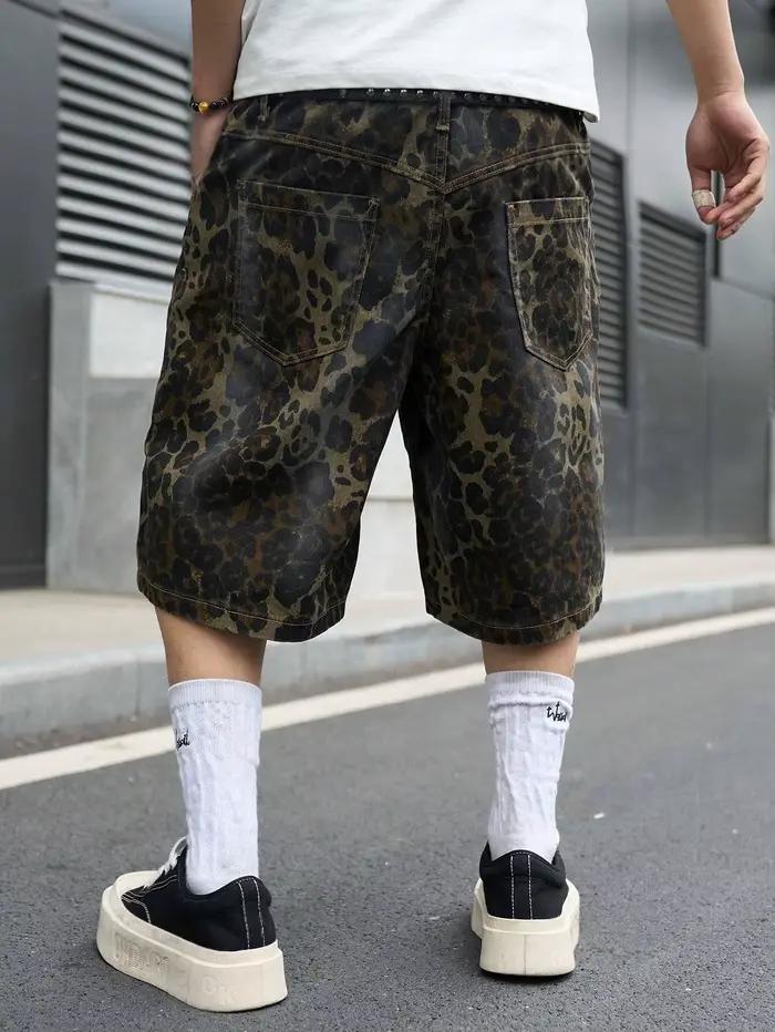 Shorts en jean rétro pour homme