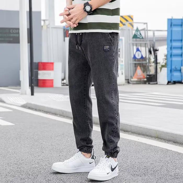 Nouveau grande taille 8XL hommes survêtement jean Streetwear noir bleu décontracté Denim Cargo pantalon Stretch coton