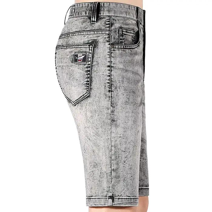 Shorts en denim gris décontractés pour homme, Bruce & Shark, élégants et confortables pour les occasions quotidiennes