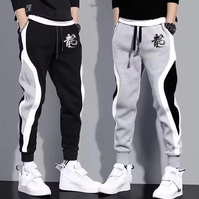 Dragon imprimé pantalons décontractés hommes 2025 nouvelle mode en plein air sport quotidien ajustement Jogging