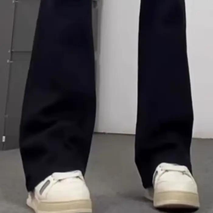 Jean Évasé en Denim Délavé pour Homme