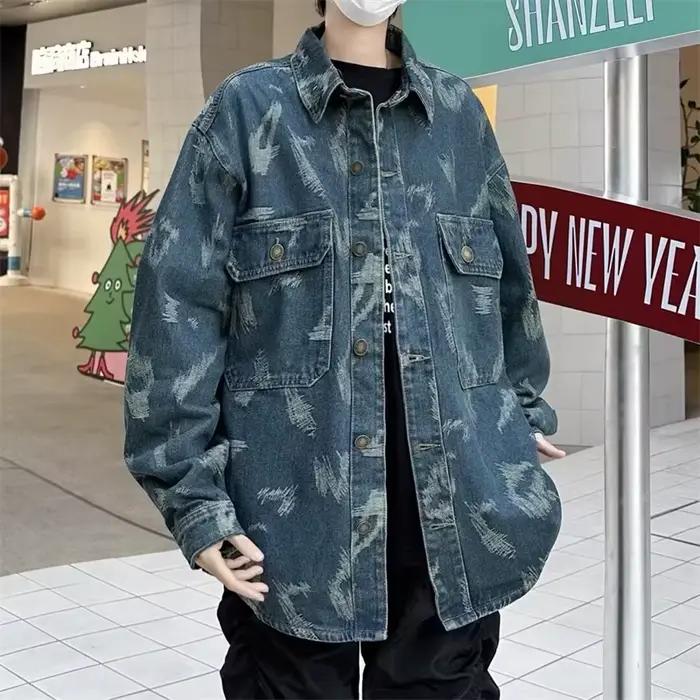 Vestes en Denim Jacquard pour hommes