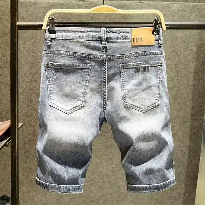 Jeans décontractés KOLMAKOV en toile stretch, bleu, pour hommes, ajustement parfait, confort maximal, durabilité, style estival, occasions décontractées