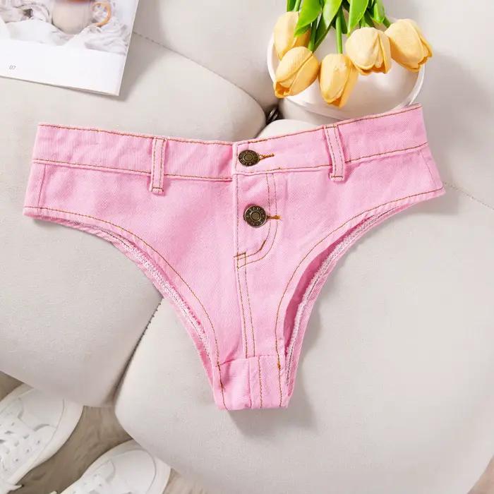 Shorts en jean mini pour femme