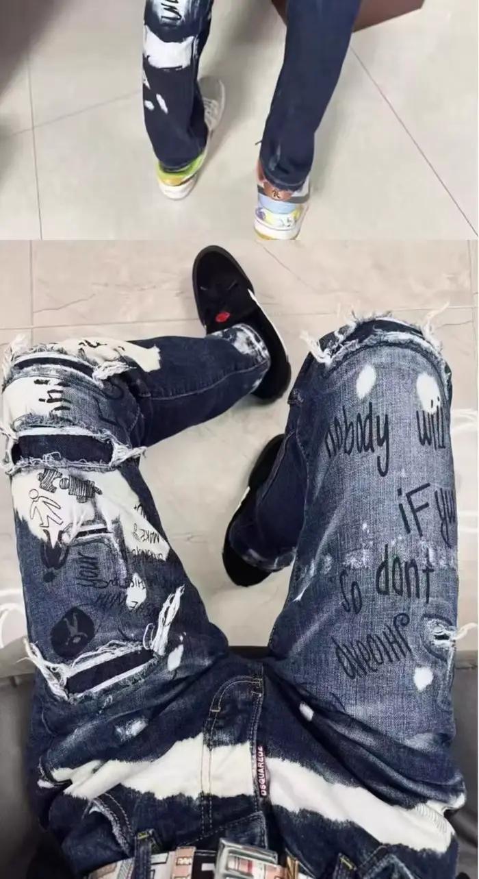 Jean ample vintage pour homme