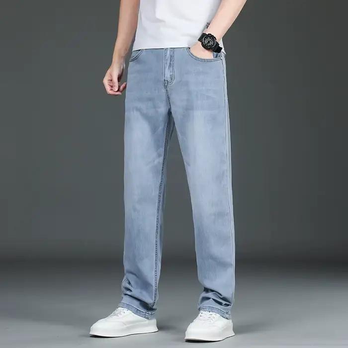 Pantalon en jean fin pour homme été 2026