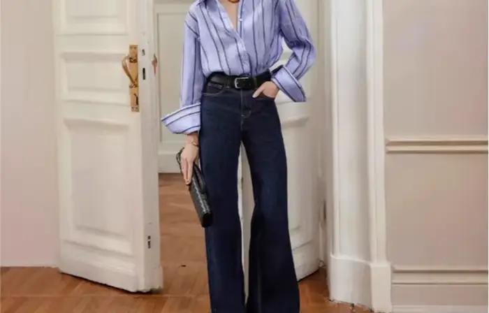 Jeans pour femmes, pantalon large tendance 2025, à porter en automne